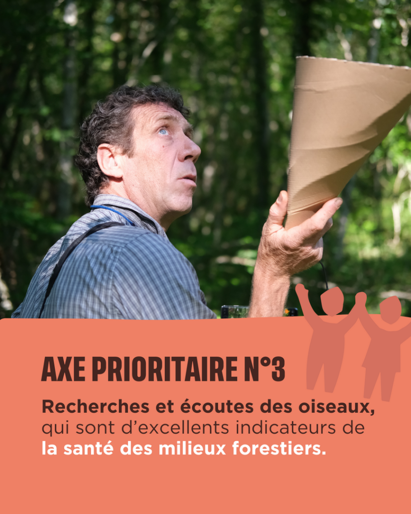Axe prioritaire 3 : recherches et écoutes des oiseaux